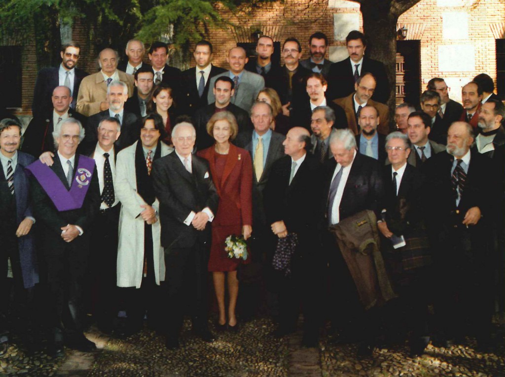 Entrega del Premio Quevedos a Mingote, el 25 de noviembre de 1999